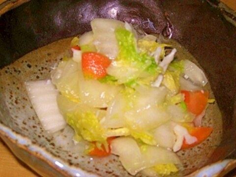 【塩麹に砂糖！】白菜とサキイカの即席漬け